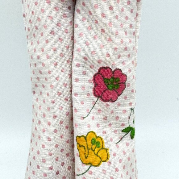 Vtg 1972 Barbie Sweet Dreams Pajamas #3350 2-Piece Set Polka Dot & Floral Design - Picture 7 of 10